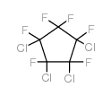 1,1,2,3,4,5-六氟-2,3,4,5-四氯环戊烷结构式