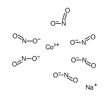 Sodium hexanitritocobaltate(III) Structure