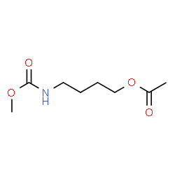 Carbamic acid,[4-(acetyloxy)butyl]-,methyl ester (9CI) structure