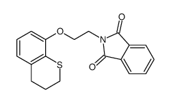 2-(2-thiochroman-8-yloxyethyl)isoindole-1,3-dione structure