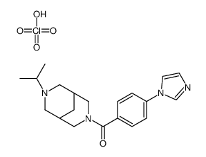 (4-imidazol-1-ylphenyl)-(7-propan-2-yl-3,7-diazabicyclo[3.3.1]nonan-3-yl)methanone,perchloric acid结构式