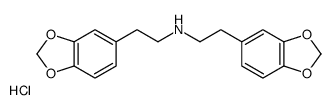 bis[2-(1,3-benzodioxol-5-yl)ethyl]azanium,chloride结构式