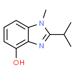 1H-Benzimidazol-4-ol,1-methyl-2-(1-methylethyl)-(9CI) Structure