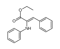 ethyl 2-anilino-3-phenylprop-2-enoate Structure