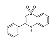 3-phenyl-4H-1λ6,4-benzothiazine 1,1-dioxide结构式