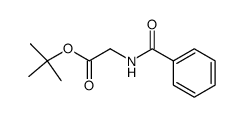 hippuric acid tert-butyl ester Structure