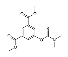 1-O-3,5-bis(methoxycarbonyl)phenylene N,N-dimethylthiocarbamate Structure