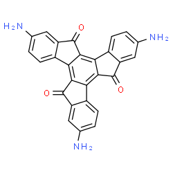 2,7,12-Triamino-5H-diindeno[1,2-a:1',2'-c]fluorene-5,10,15-trione structure