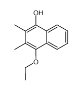 1-Naphthalenol,4-ethoxy-2,3-dimethyl-(9CI) Structure