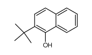 2-(tert-butyl)-1-naphthol Structure