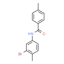 N-(3-Bromo-4-methylphenyl)-4-methylbenzamide结构式