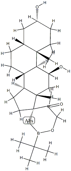 17,21-[(tert-Butylboranediyl)bisoxy]-3α,11β-dihydroxy-5β-pregnan-20-one picture