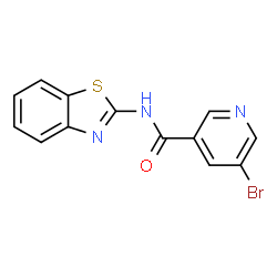 N-(1,3-Benzothiazol-2-yl)-5-bromonicotinamide picture