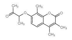 3,4,8-trimethyl-7-(3-oxobutan-2-yloxy)chromen-2-one picture