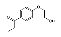 1-[4-(2-hydroxyethoxy)phenyl]propan-1-one结构式