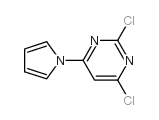 2,6-DICHLORO-4-(1-PYRROLYL)PYRIMIDINE结构式