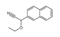 α-Ethoxy-2-naphthaleneacetonitrile结构式