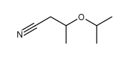 3-isopropoxy-butyronitrile结构式