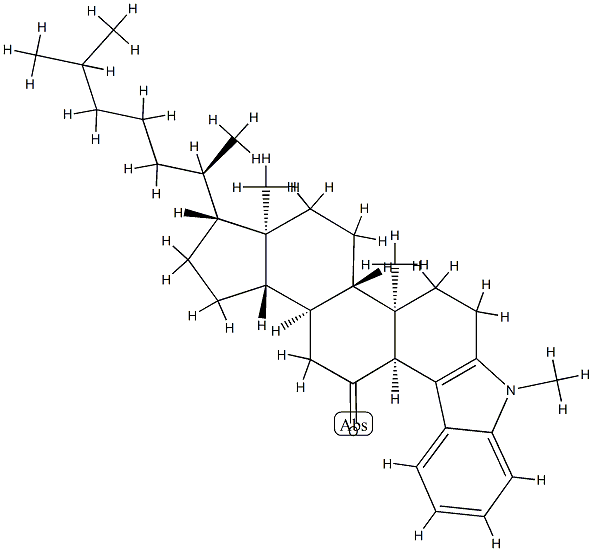 1'-Methyl-1'H-5β-cholest-3-eno[3,4-b]indol-6-one picture