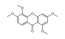 1,3,5,6-Tetramethoxy-9H-xanthen-9-one Structure