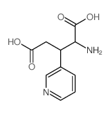 2-amino-3-pyridin-3-yl-pentanedioic acid structure