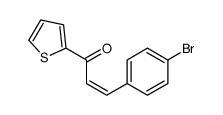 3-(4-溴苯基)-1-(2-噻吩)-2-丙烯-1-酮结构式