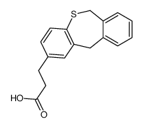 3-(6,11-dihydrobenzo[c][1]benzothiepin-2-yl)propanoic acid Structure