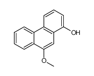 Methyl-(1-hydroxy-phenanthryl-(9))-aether结构式