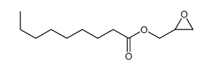 Nonanoic acid oxiranylmethyl ester结构式