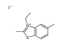 3-ethyl-2,5-dimethyl-1,3-benzothiazol-3-ium,iodide结构式