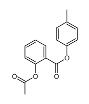 2-(Acetyloxy)benzoic Acid 4-Methylphenyl Ester结构式