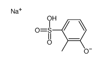 sodium 3-hydroxy-2-methylbenzenesulfonate structure