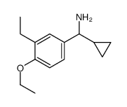 Benzenemethanamine, alpha-cyclopropyl-4-ethoxy-3-ethyl- (9CI) picture