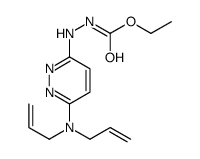 ethyl N-[[6-[bis(prop-2-enyl)amino]pyridazin-3-yl]amino]carbamate Structure