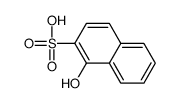 1-hydroxynaphthalene-2-sulphonic acid structure