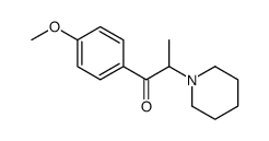 1-(4-methoxyphenyl)-2-piperidin-1-ylpropan-1-one结构式