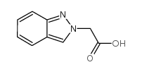 2H-吲唑-2-基乙酸结构式