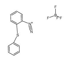 2-(phenylthio)benzenediazonium tetrafluoroborate结构式