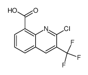 2-chloro-3-(trifluoromethyl)quinoline-8-carboxylic acid Structure