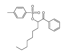 (1-oxo-1-phenylnonan-2-yl) 4-methylbenzenesulfonate结构式