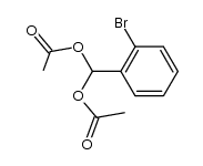 (2-bromophenyl)methylenediacetate Structure