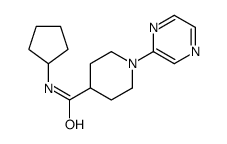 4-Piperidinecarboxamide,N-cyclopentyl-1-pyrazinyl-(9CI) picture