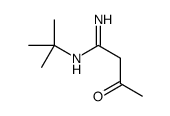 N'-tert-butyl-3-oxobutanimidamide结构式