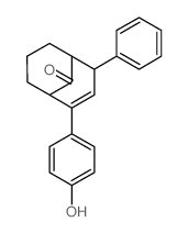 Bicyclo[3.3.1]non-2-en-9-one,2-(4-hydroxyphenyl)-4-phenyl-结构式