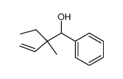 2-Ethyl-2-methyl-1-phenyl-but-3-en-1-ol结构式