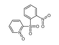 2-(2-nitrophenyl)sulfonyl-1-oxidopyridin-1-ium结构式