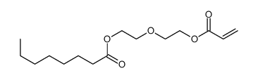 2-(2-prop-2-enoyloxyethoxy)ethyl octanoate Structure