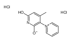 6-hydroxy-4-methyl-5-pyridin-1-ium-1-yl-1H-pyridin-1-ium-2-one,dichloride Structure