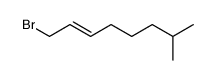 1-bromo-7-methyloct-2-ene结构式