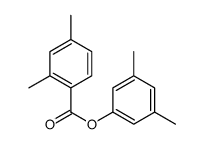 (3,5-dimethylphenyl) 2,4-dimethylbenzoate结构式